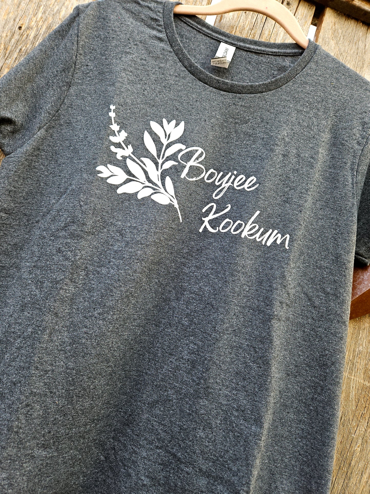 Boujee Kookum T-Shirt - Heather Grey