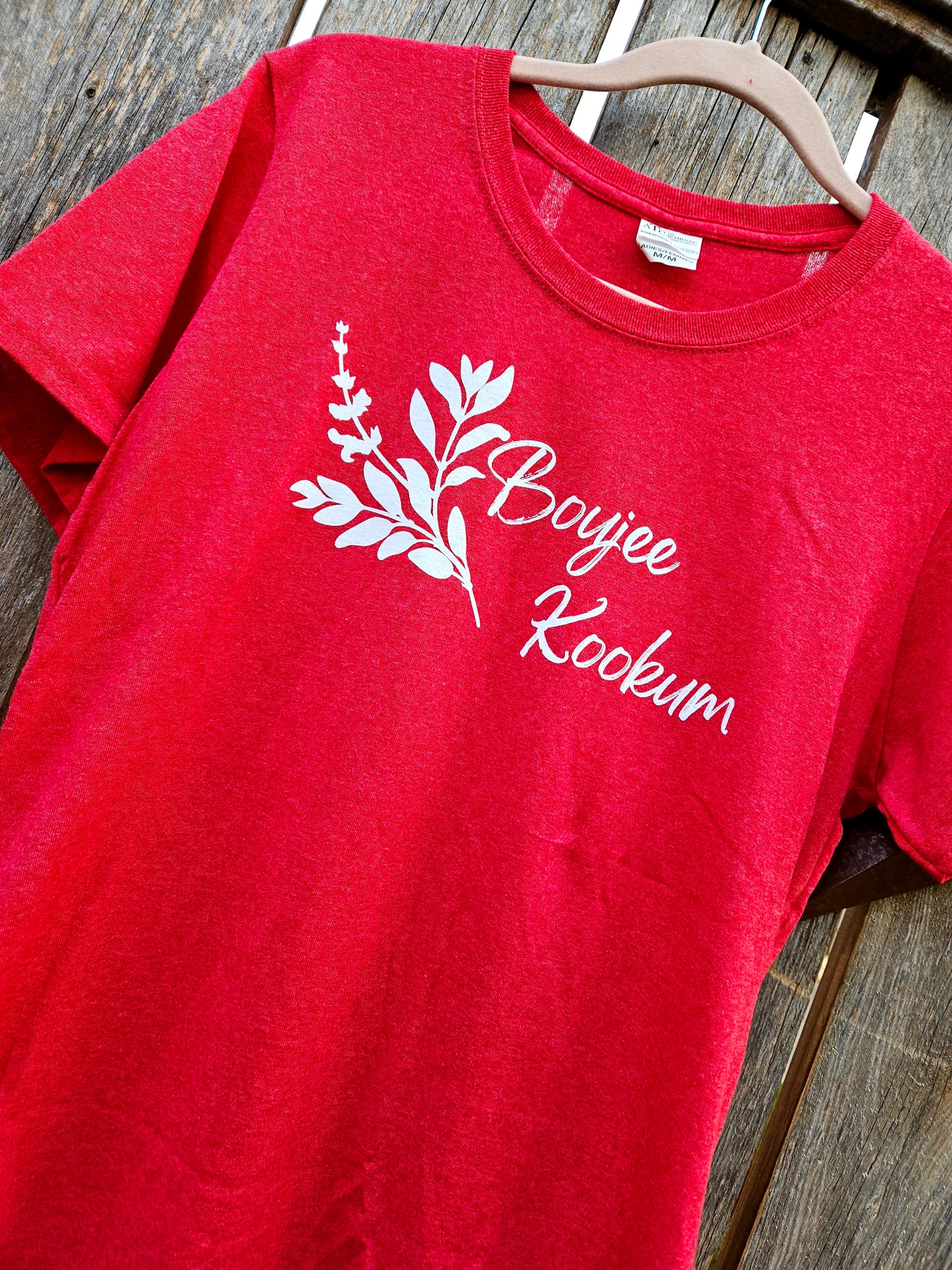 Boujee Kookum T-Shirt - Heather Red