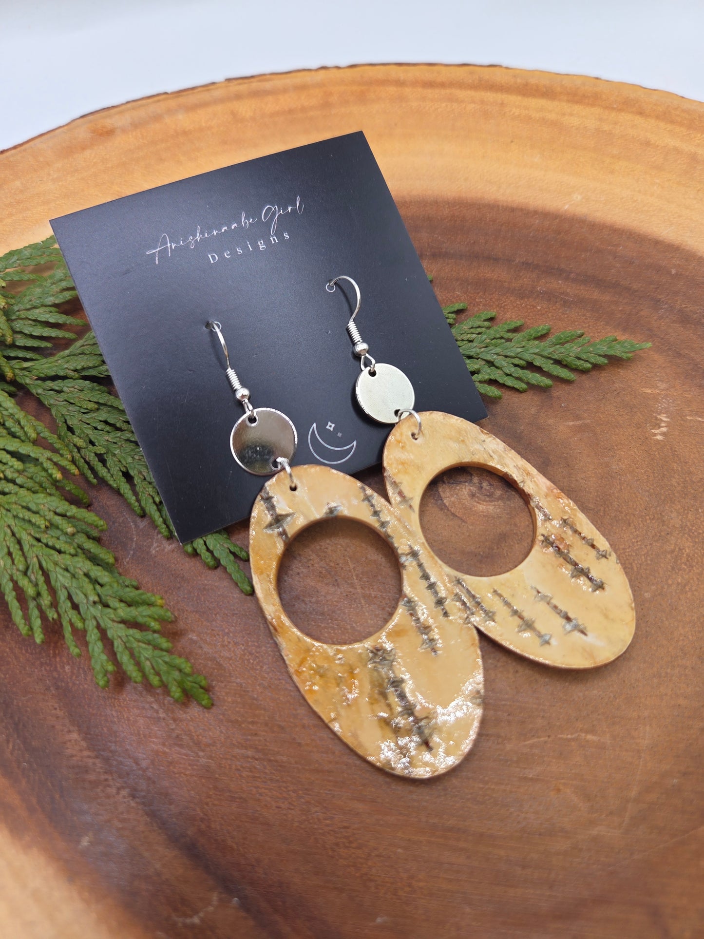 Oval Birchbark Cutouts