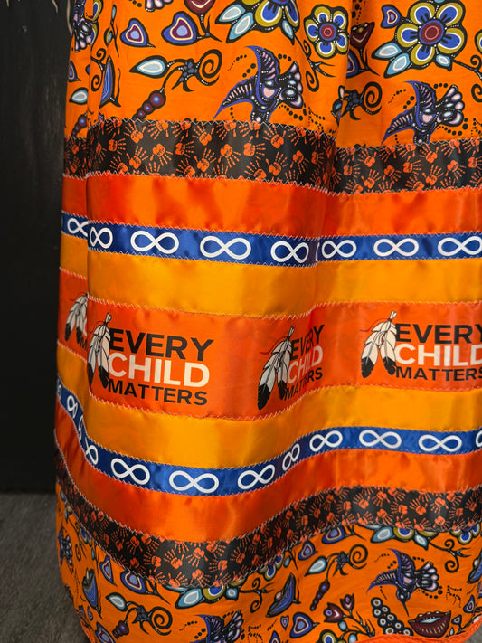 Metis Every Child Matters - Ribbon Skirt by Tina Houle