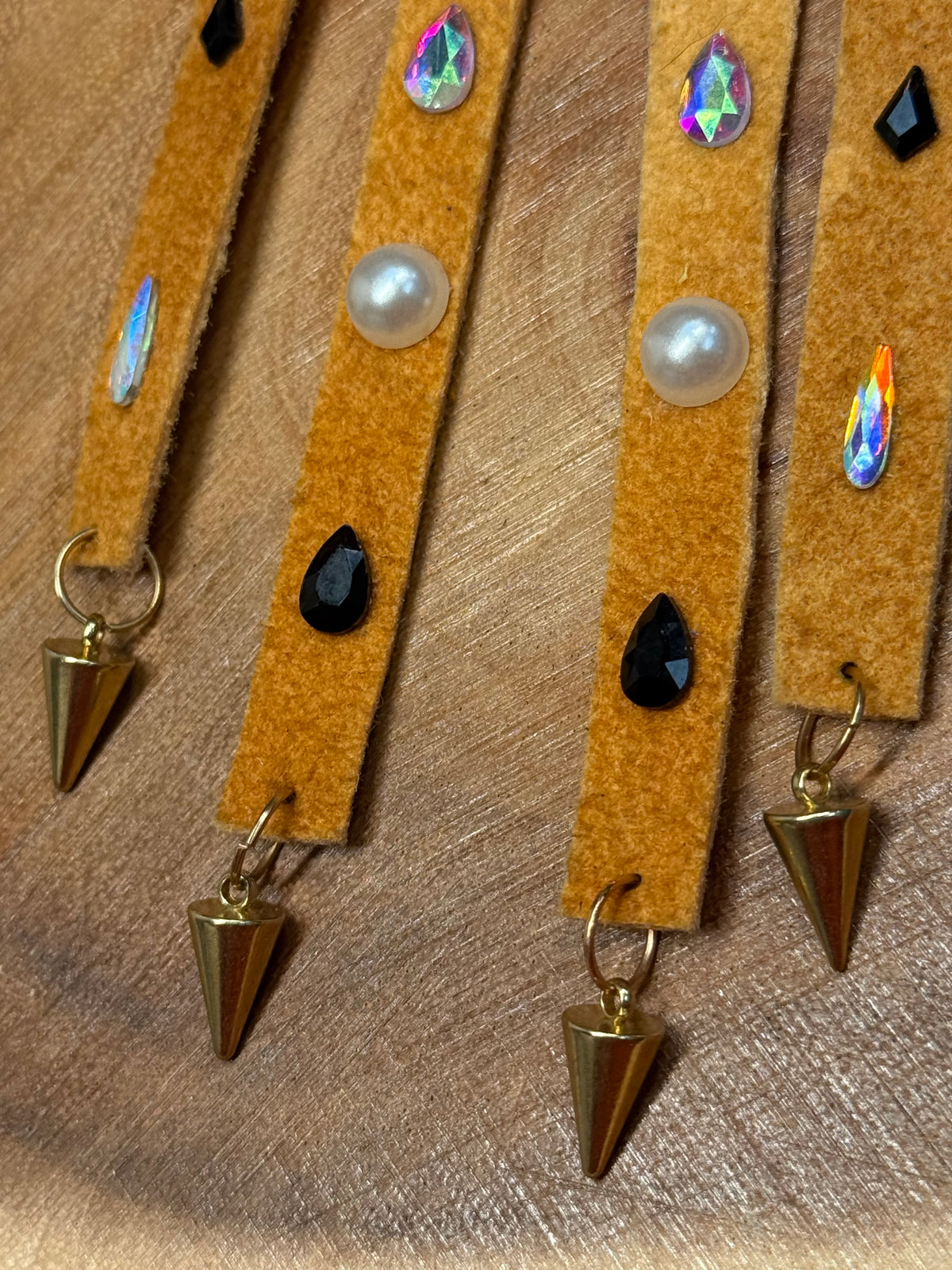 Home Tanned Moose Hide Earrings