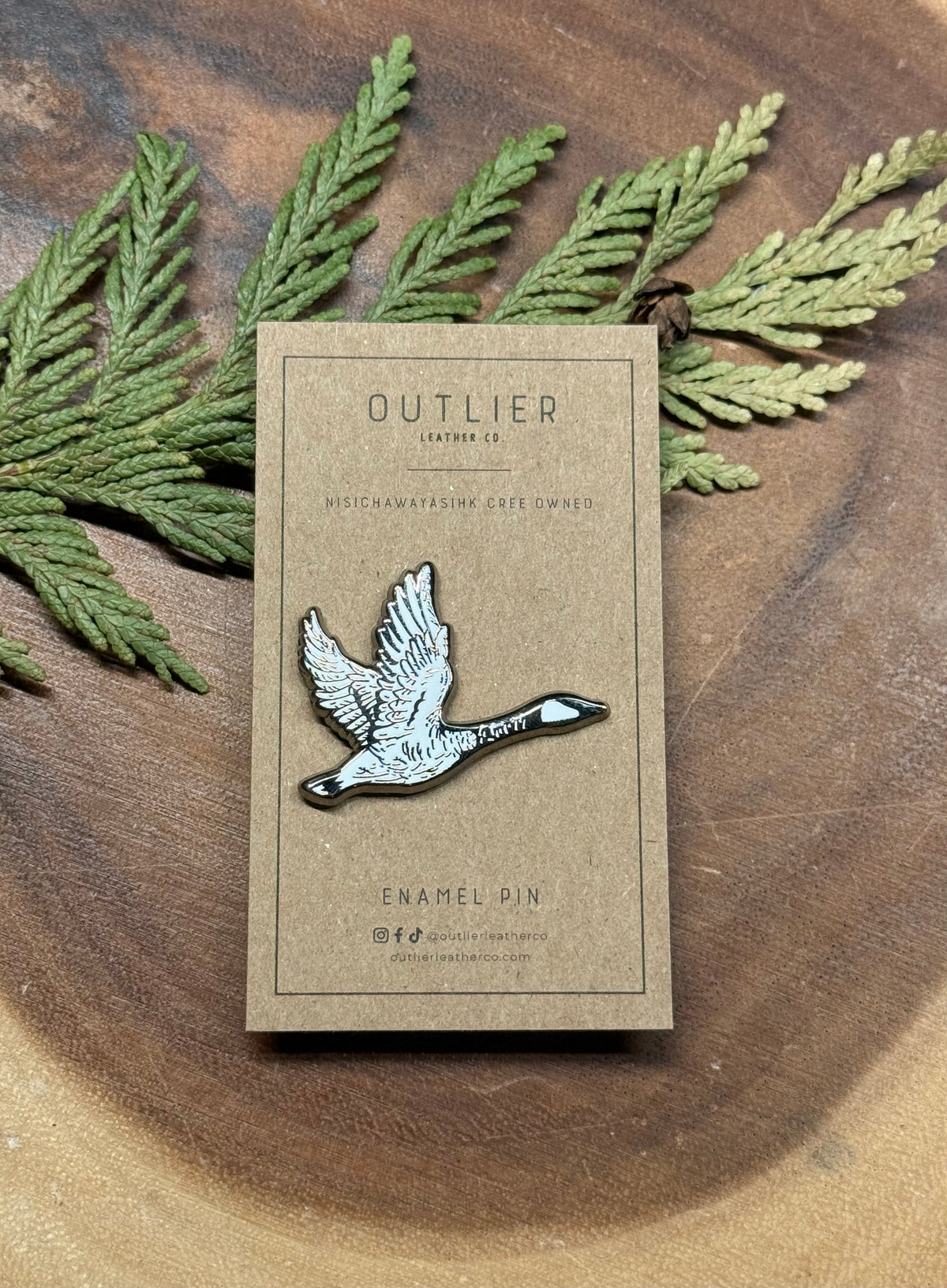 Goose Hard Enamel Pin by Outlier Leather Co.