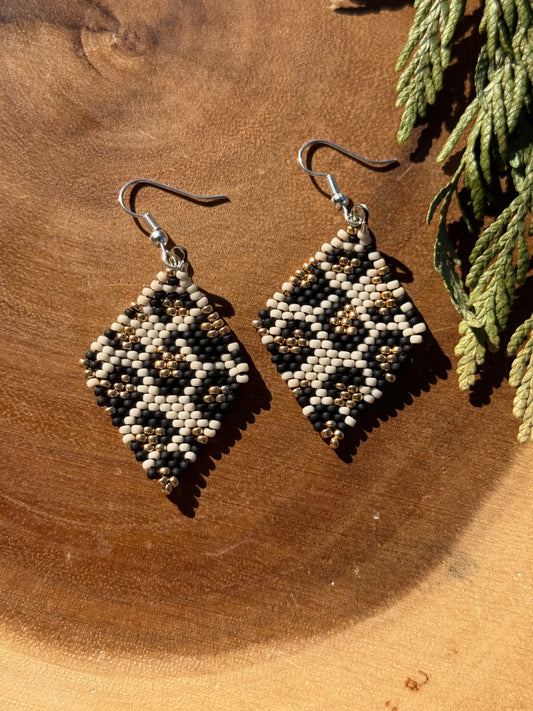 Leopard Earrings by Sinew and Sole