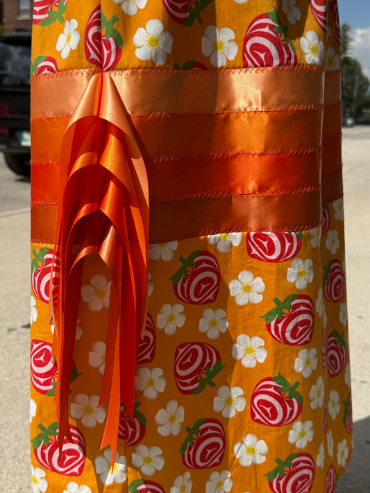 Every Child Matters Strawberry Ribbon Skirt by No Roots No Wings