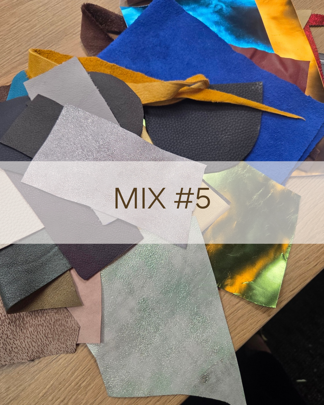 Specialty Leather Scrap Mix Bags