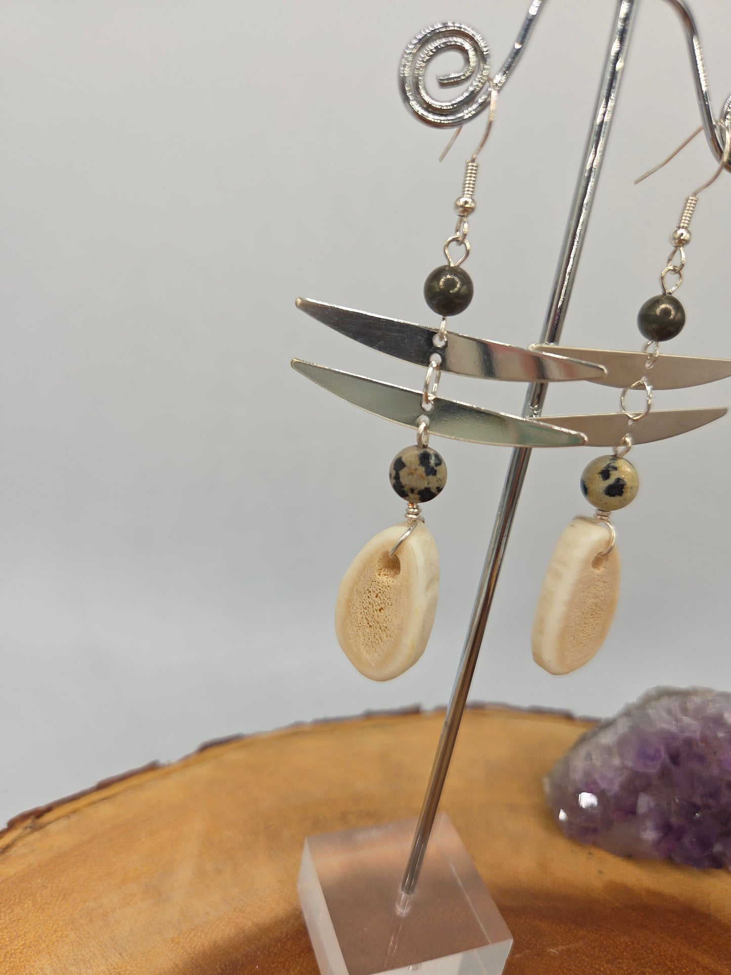 Deer Antler Earrings