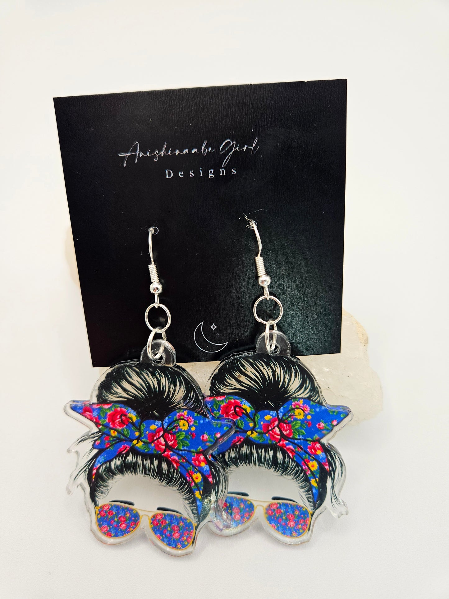 Aunty Acrylic Earrings