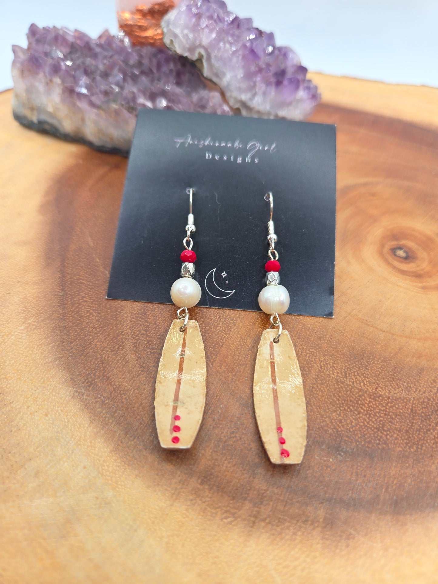 Birchbark Earrings