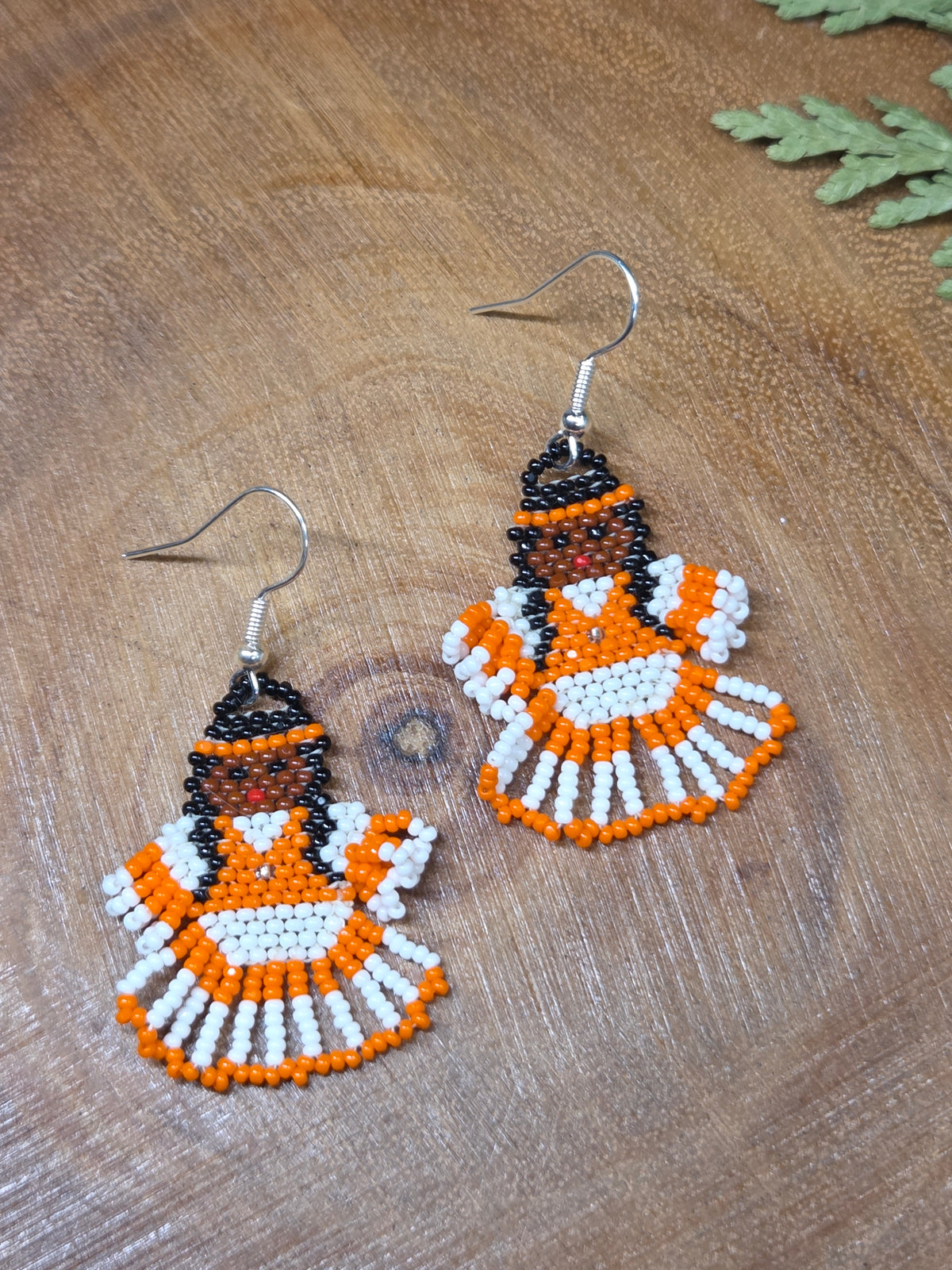 Powwow Dancer Beaded Earrings by Blending Beadz
