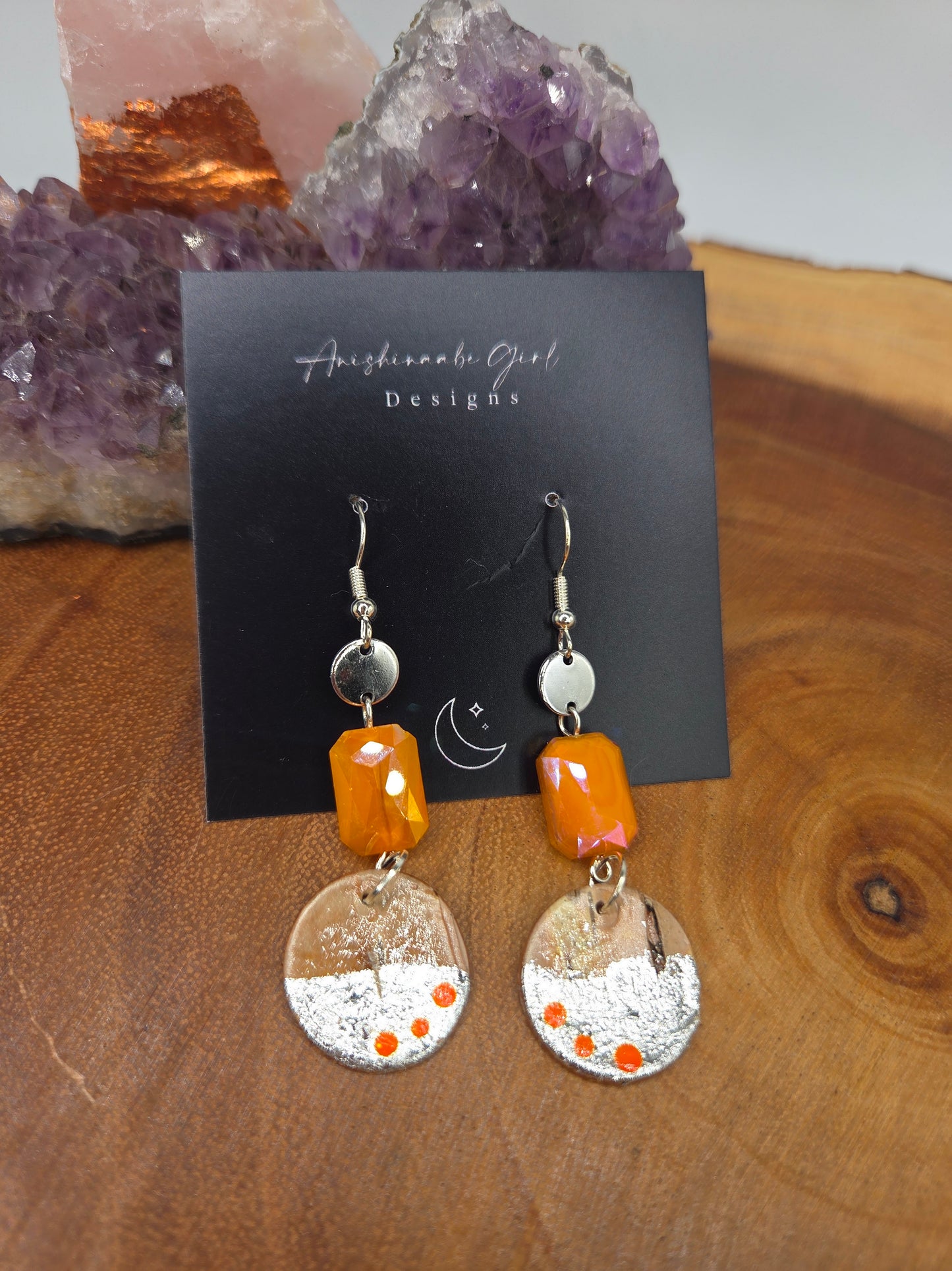 Birchbark Earring