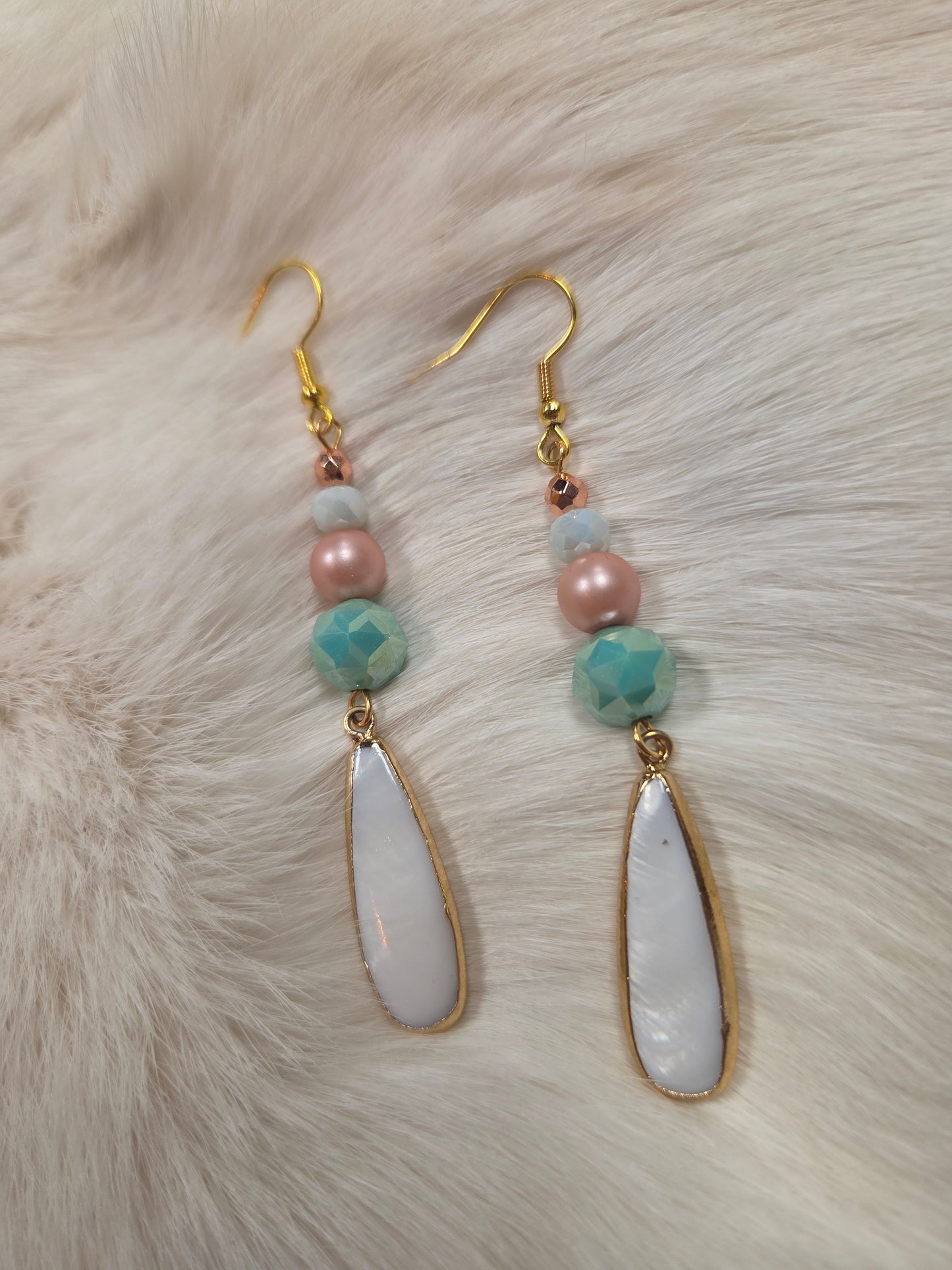 Shell Teardrop Earrings