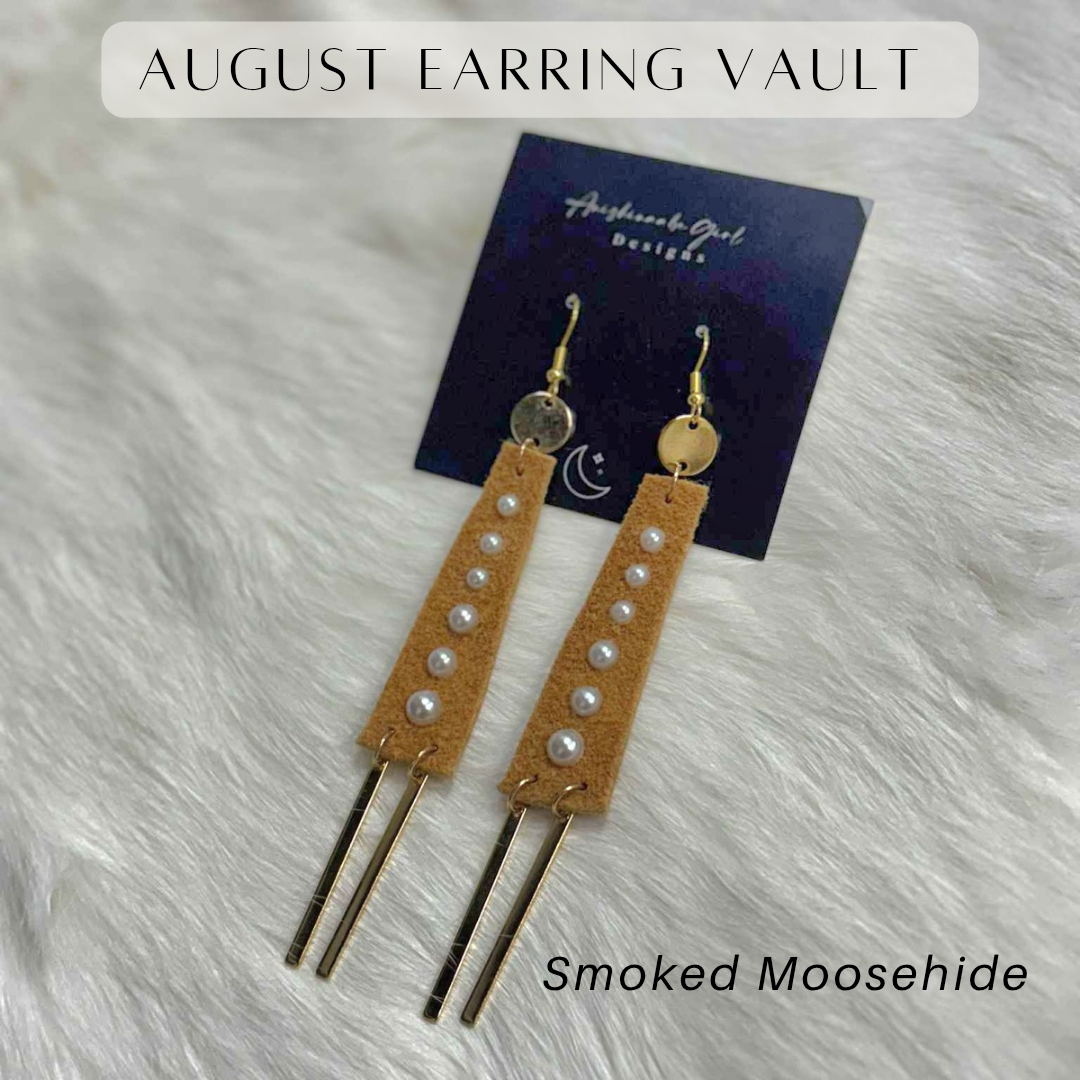 Moosehide Earrings - Earrings of day