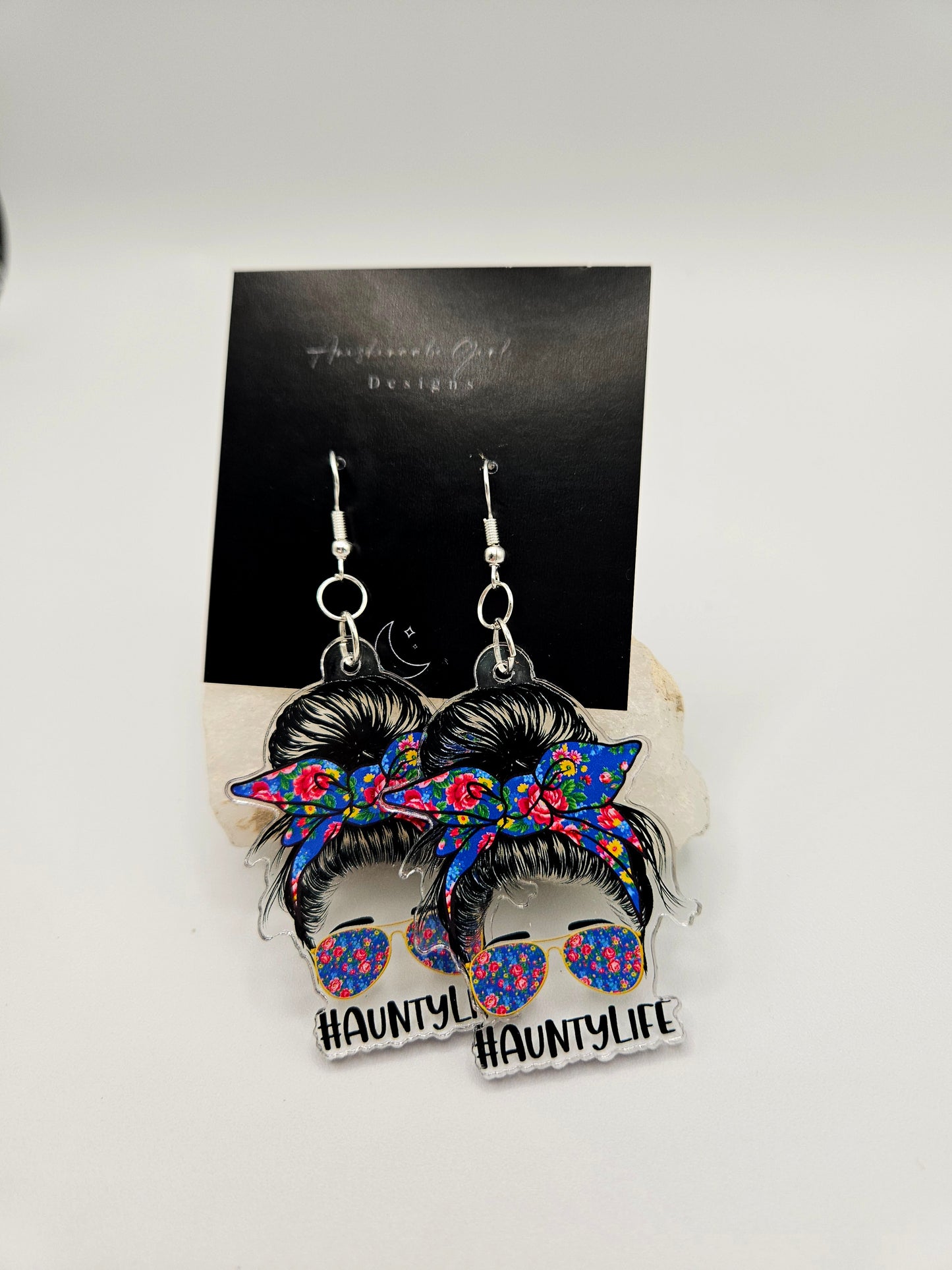 Aunty Life Acrylic Earrings