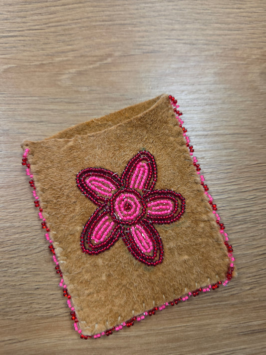 Traditional Tanned Moosehide Card Holders