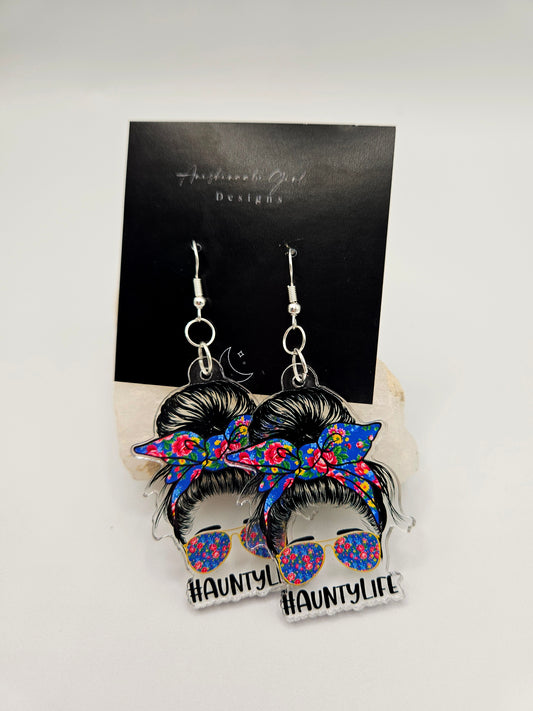Aunty Life Acrylic Earrings