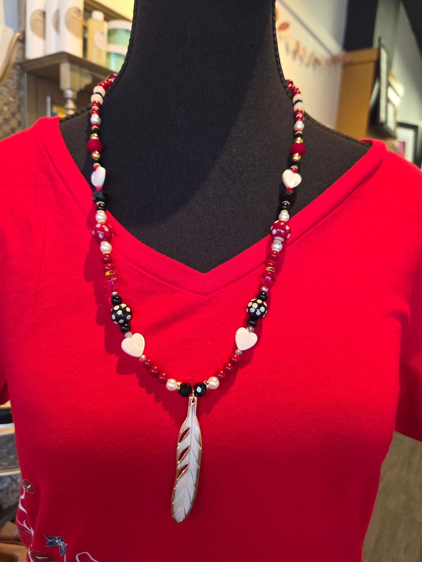 Feather Shell Necklace