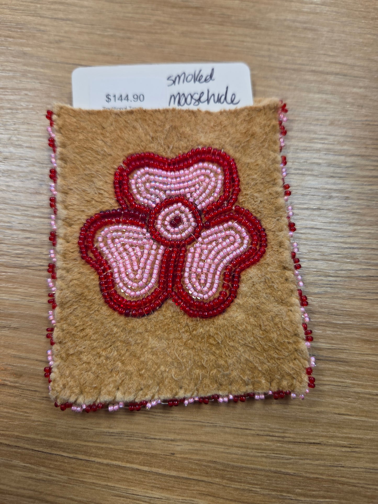 Traditional Tanned Moosehide Card Holders