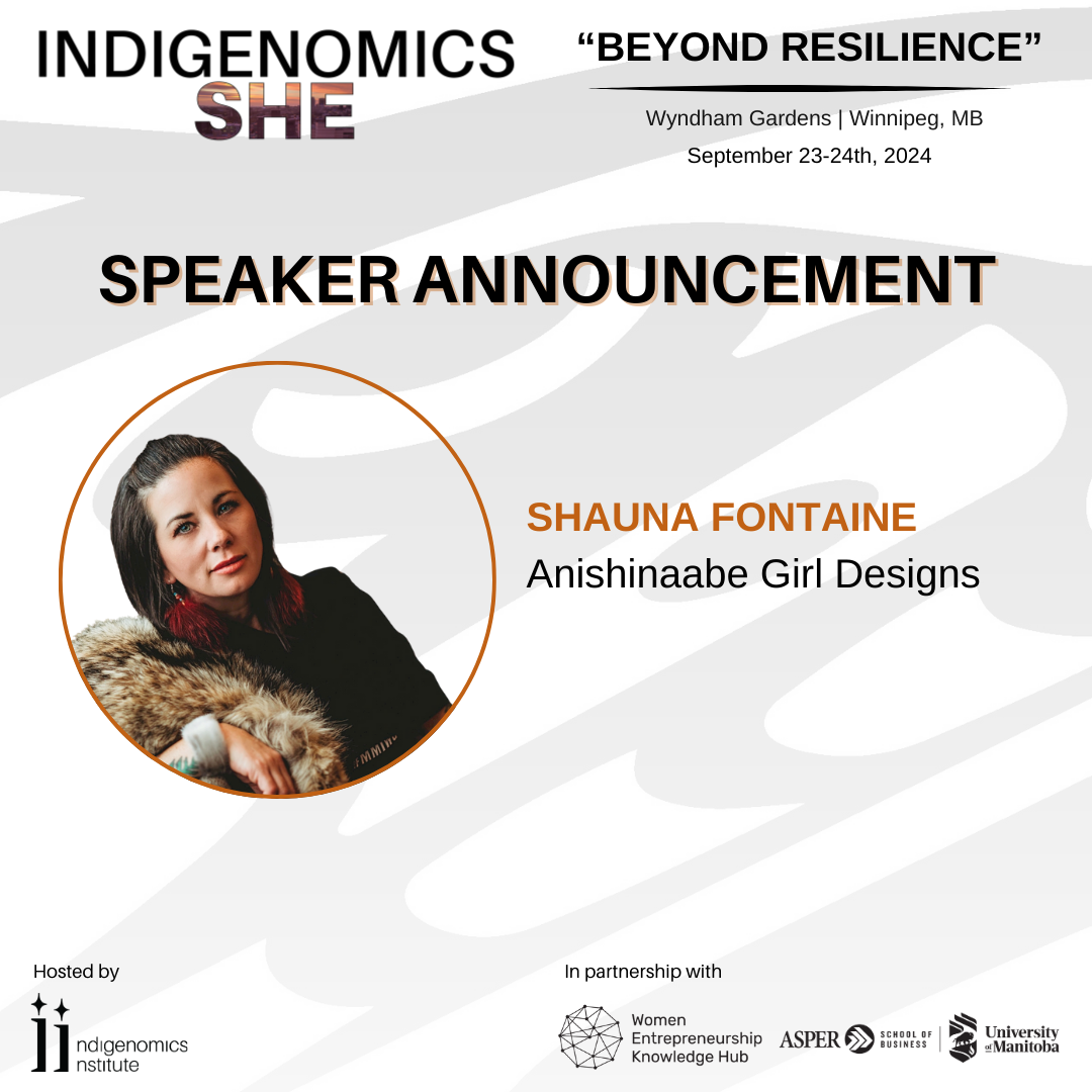 Indigenomics SHE Conference Announcement