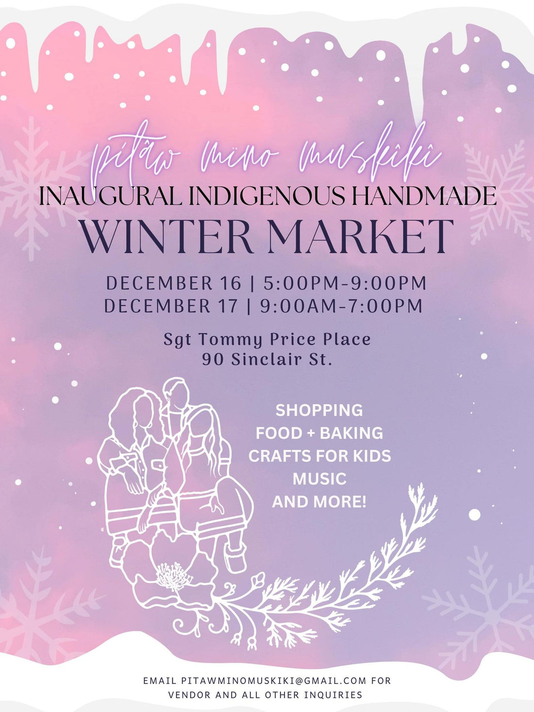 In partnership with 5 Indigenous women makers, Anishinaabe Girl is excited to announce a new Indigenous Handmade Winter Market
