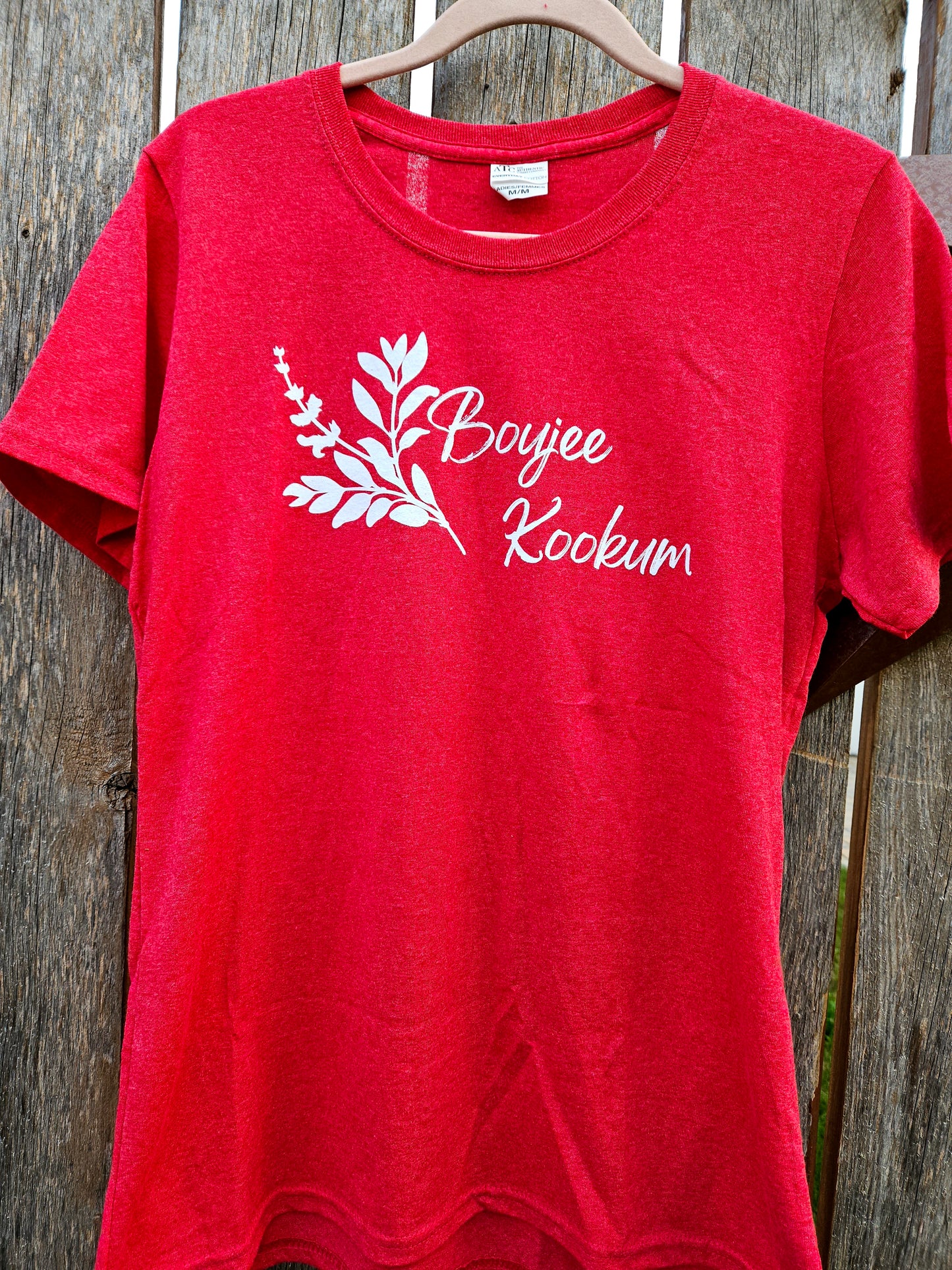 Boujee Kookum T-Shirt - Heather Red