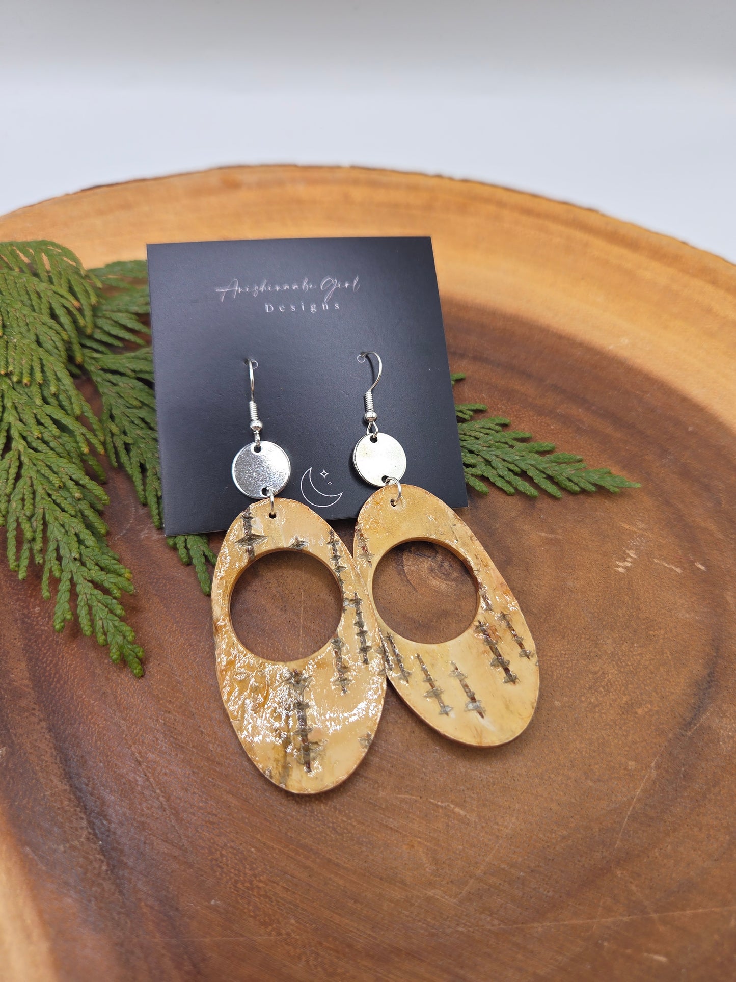 Oval Birchbark Cutouts