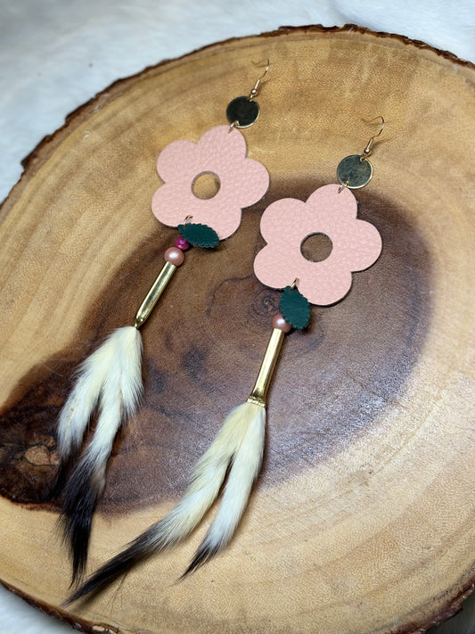Ermine Blooms - Peach