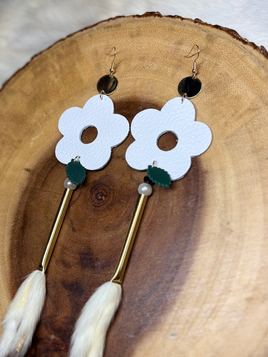 Ermine Blooms - White