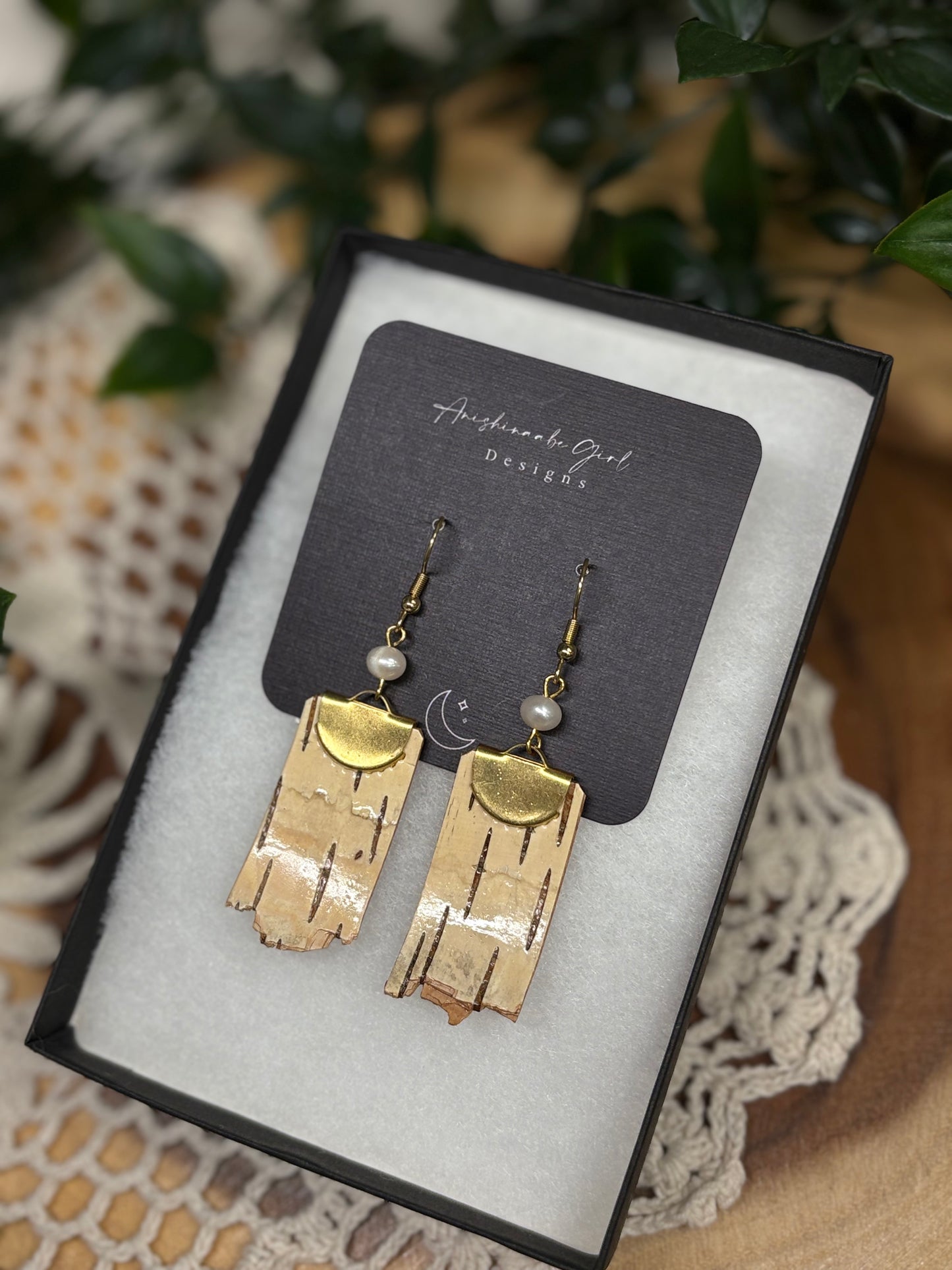 Birchbark Earrings