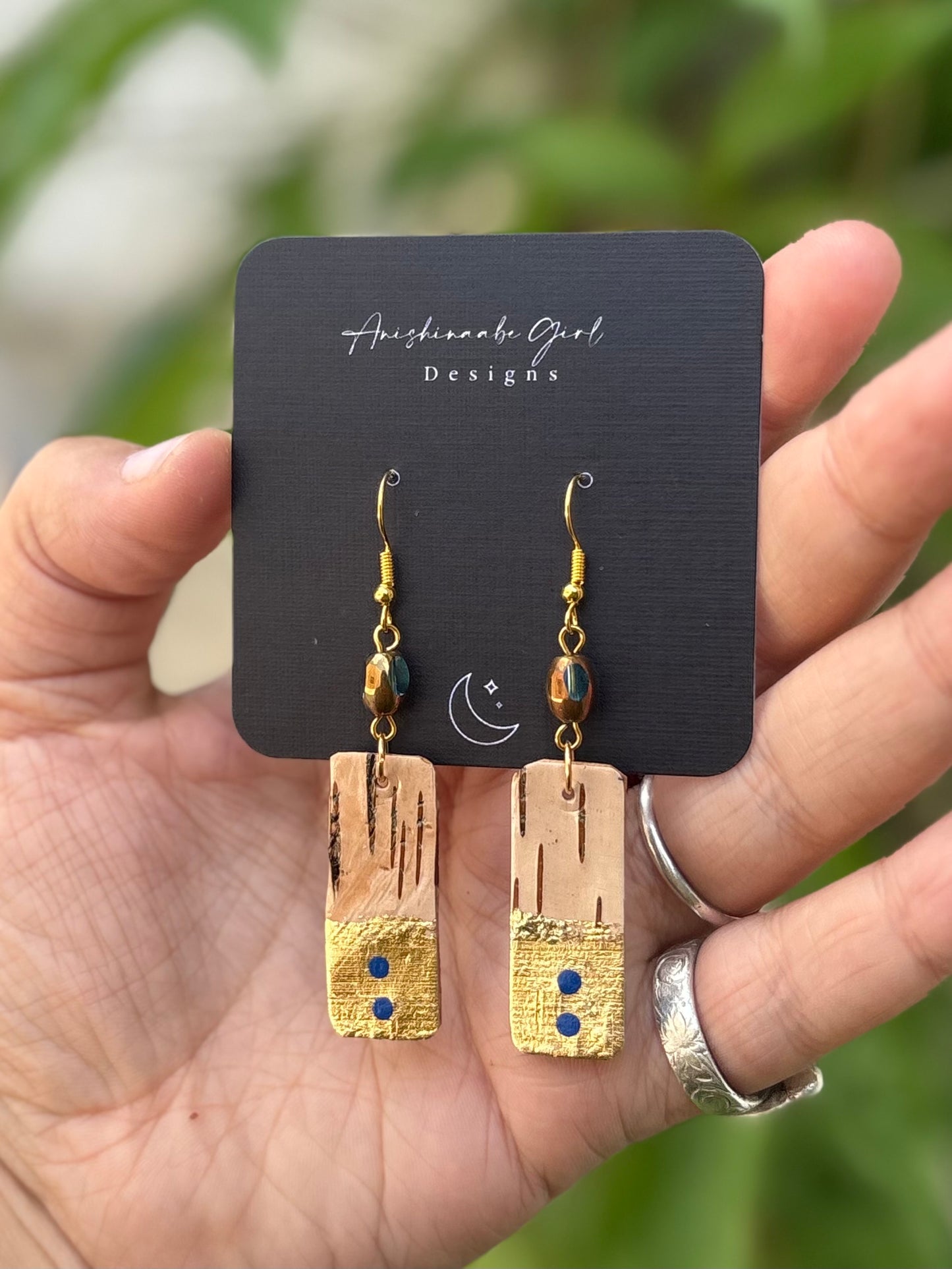 Birchbark Beauties with Gold Leaf