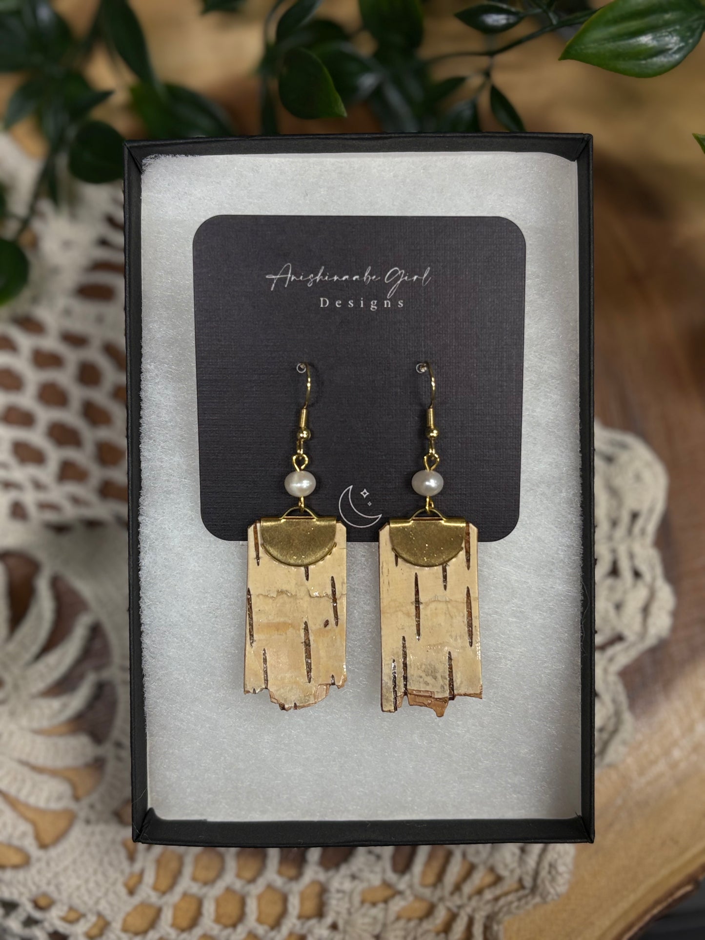 Birchbark Earrings