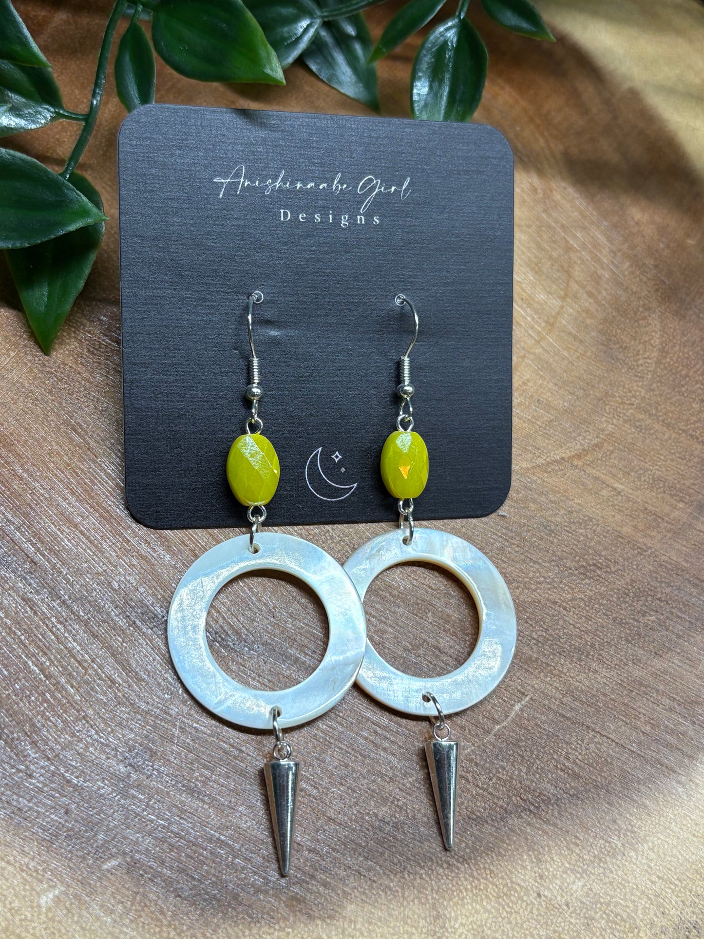 Shell Spike Drop Earrings