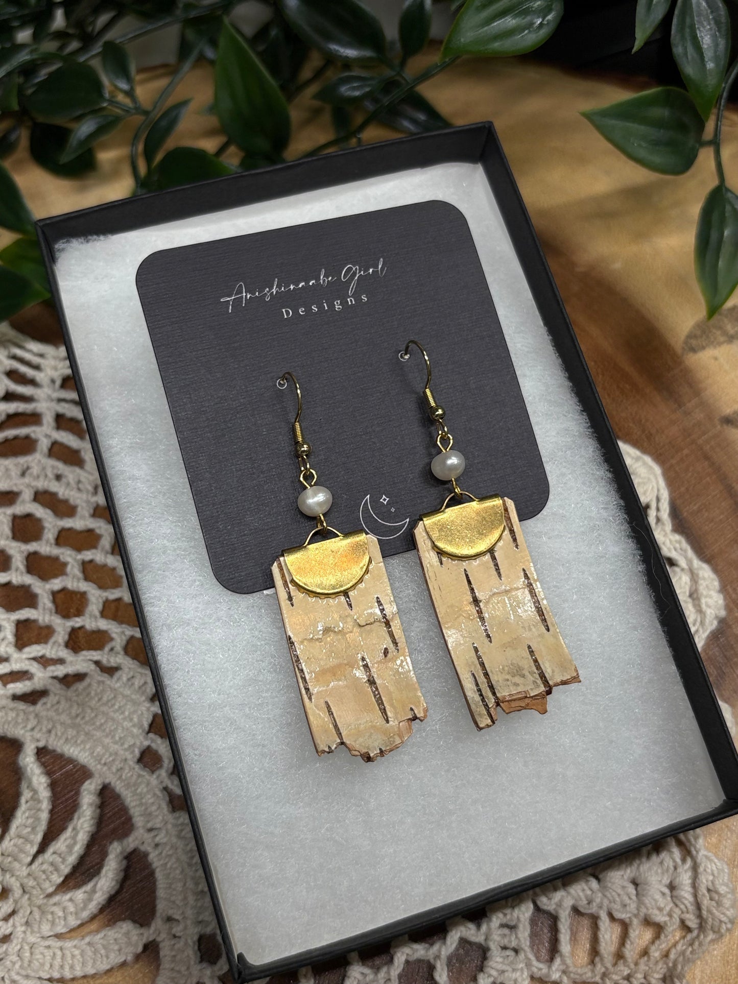 Birchbark Earrings