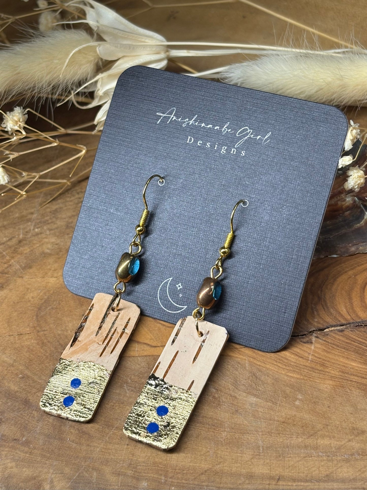 Birchbark Beauties with Gold Leaf
