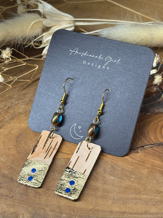 Birchbark Beauties with Gold Leaf