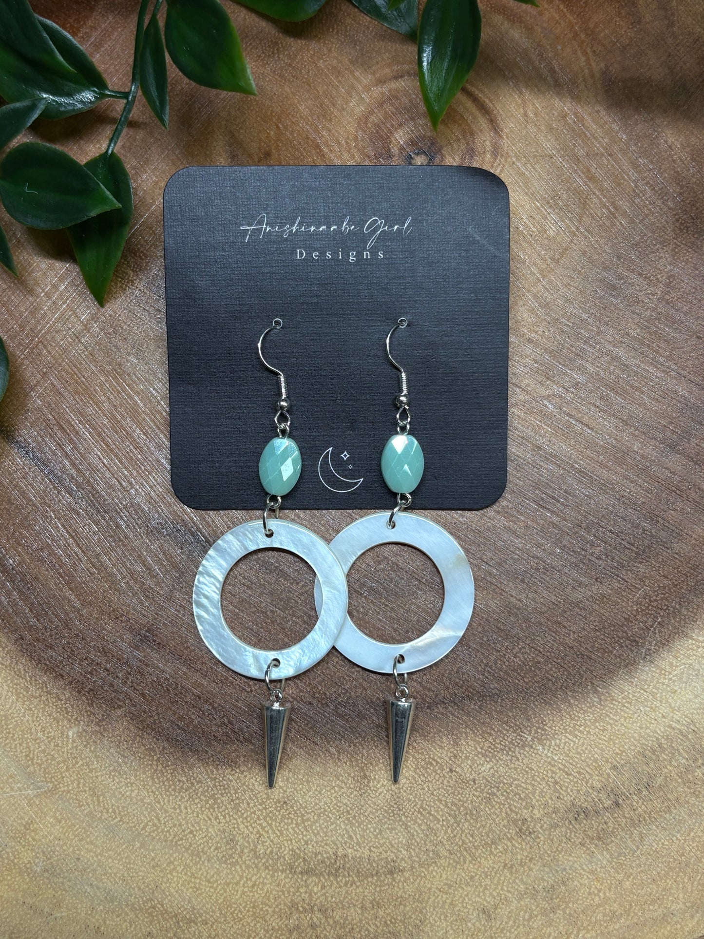 Shell Spike Drop Earrings