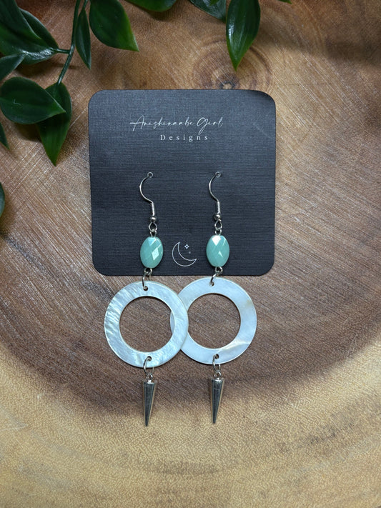 Shell Spike Drop Earrings