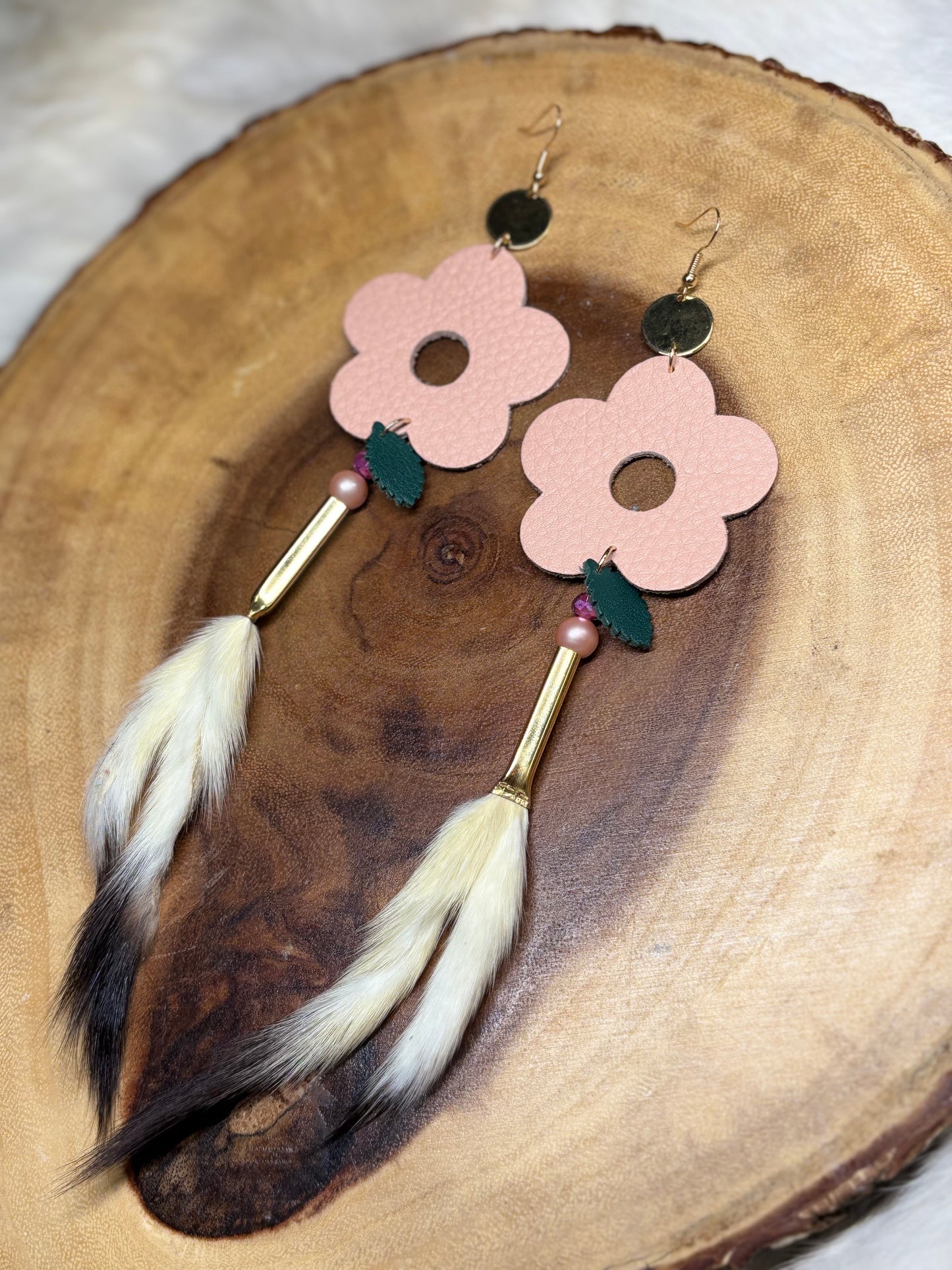 Ermine Blooms - Peach