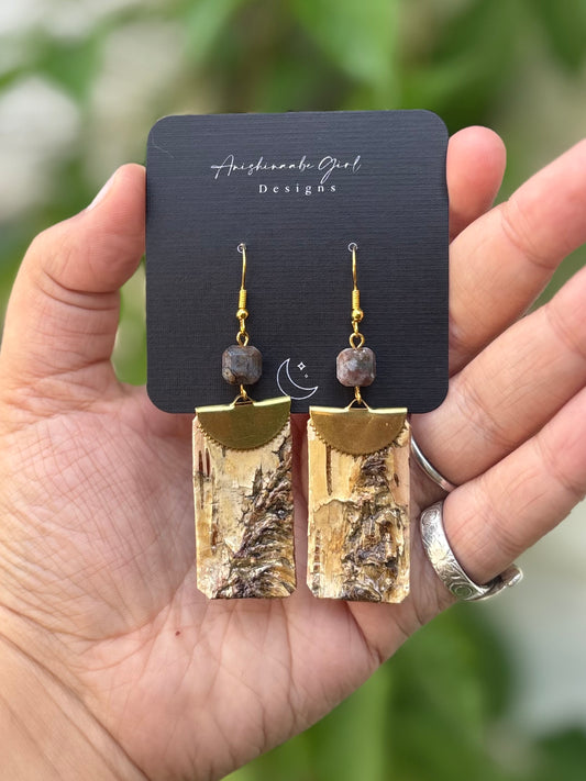 Birchbark & Picture Jasper