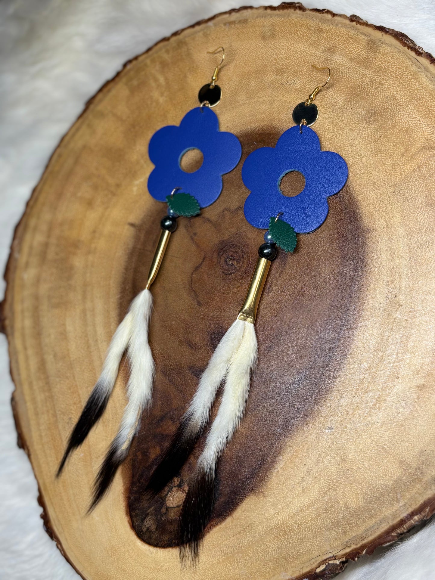 Ermine Blooms - Blueberry Blue