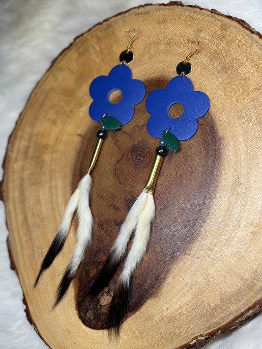 Ermine Blooms - Blueberry Blue