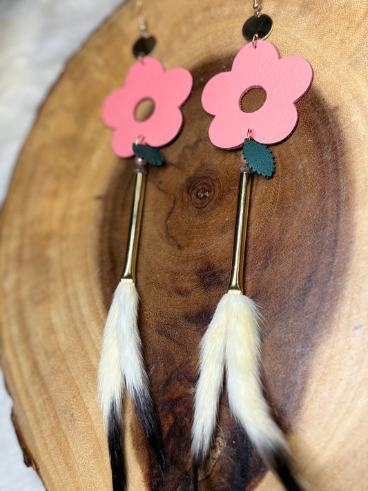 Ermine Blooms - Salmon