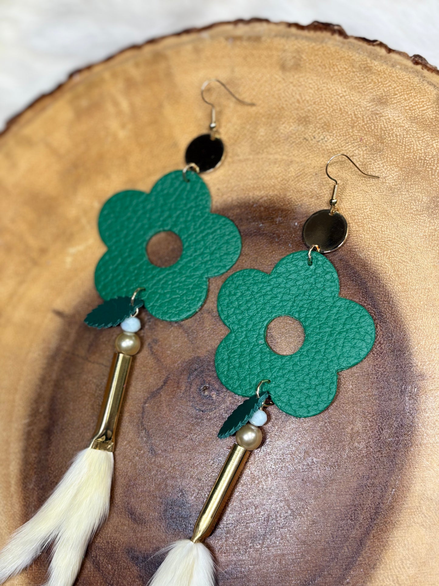 Ermine Blooms - Green