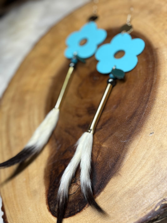 Ermine Blooms - Blue