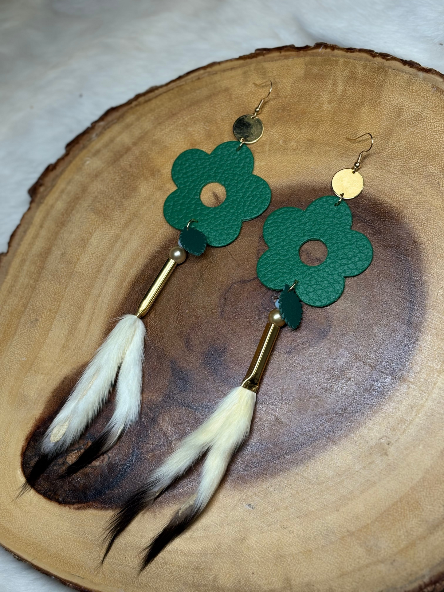 Ermine Blooms - Green
