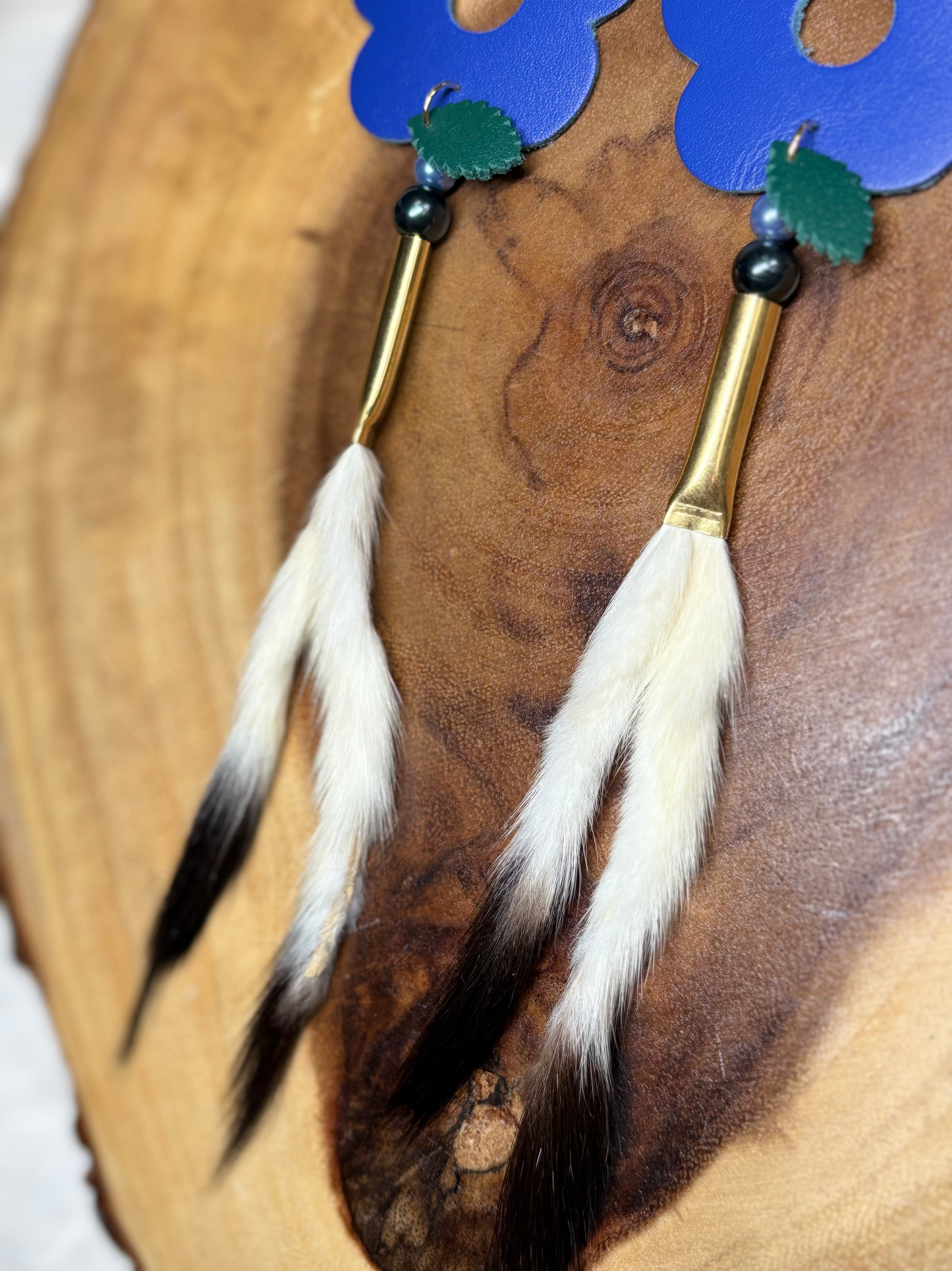 Ermine Blooms - Blueberry Blue