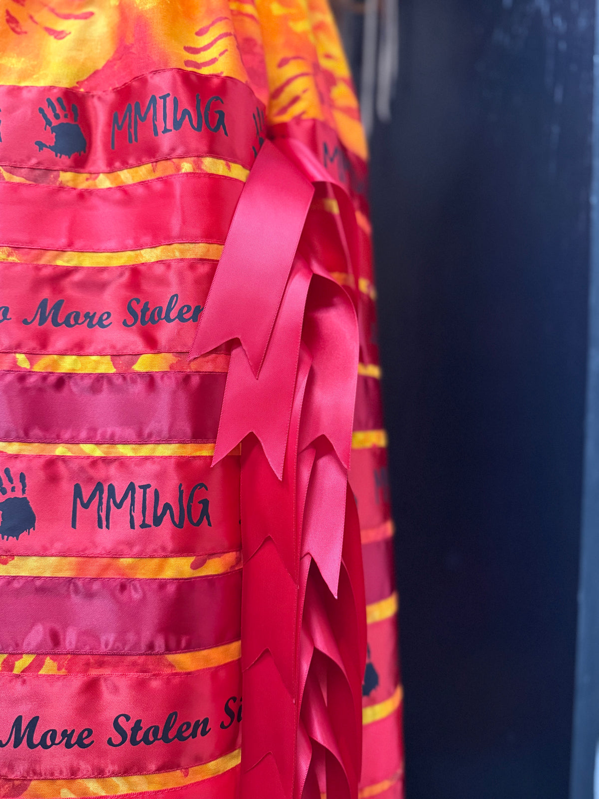 No More Stolen Sisters  - Ribbon Skirt by Tina Houle