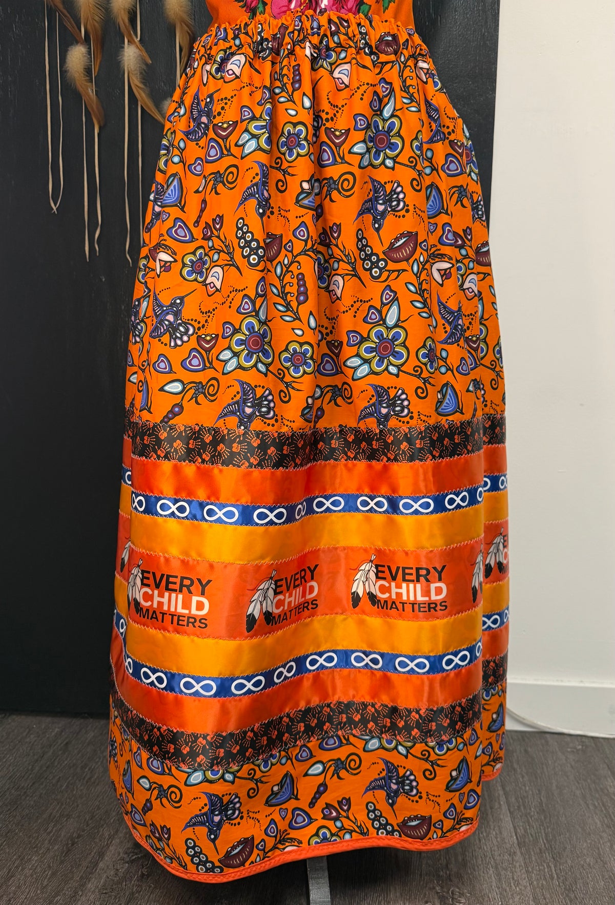 Metis Every Child Matters  - Ribbon Skirt by Tina Houle