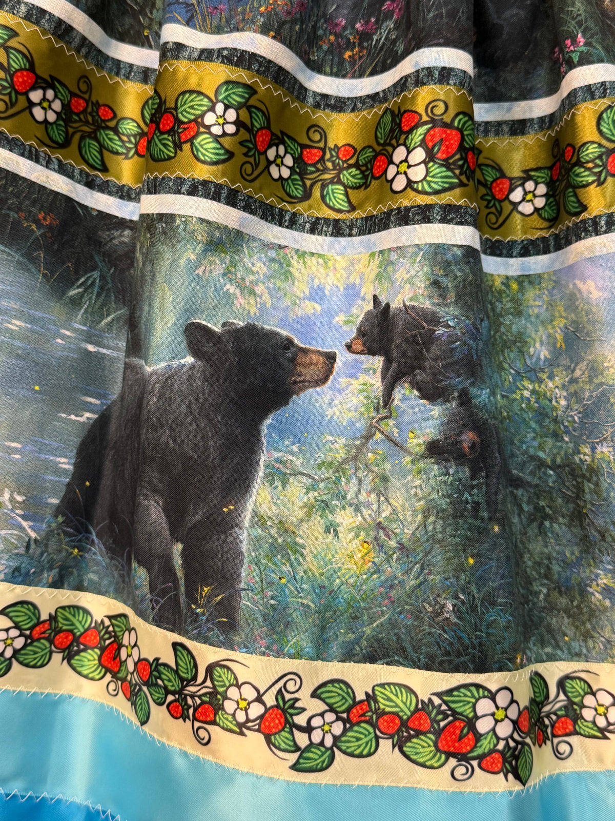 Blue Bear - Ribbon Skirts by Tina Houle