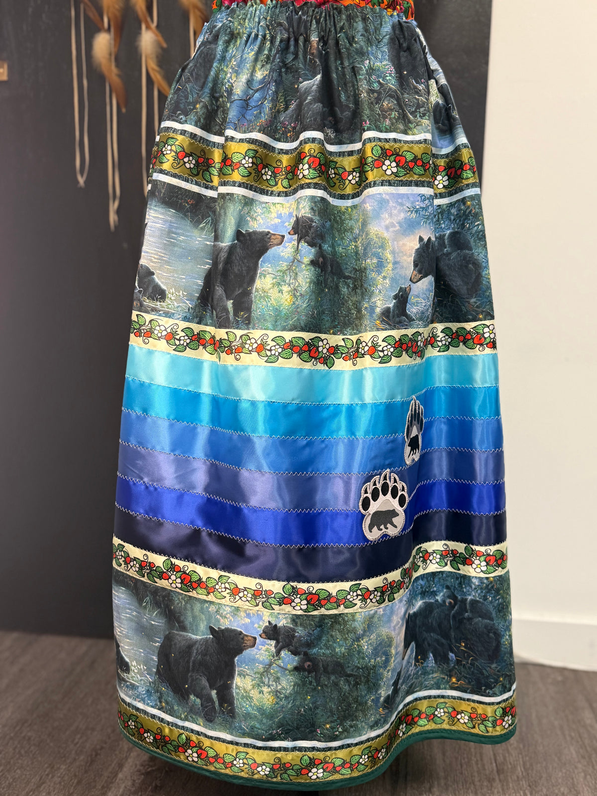 Blue Bear - Ribbon Skirts by Tina Houle