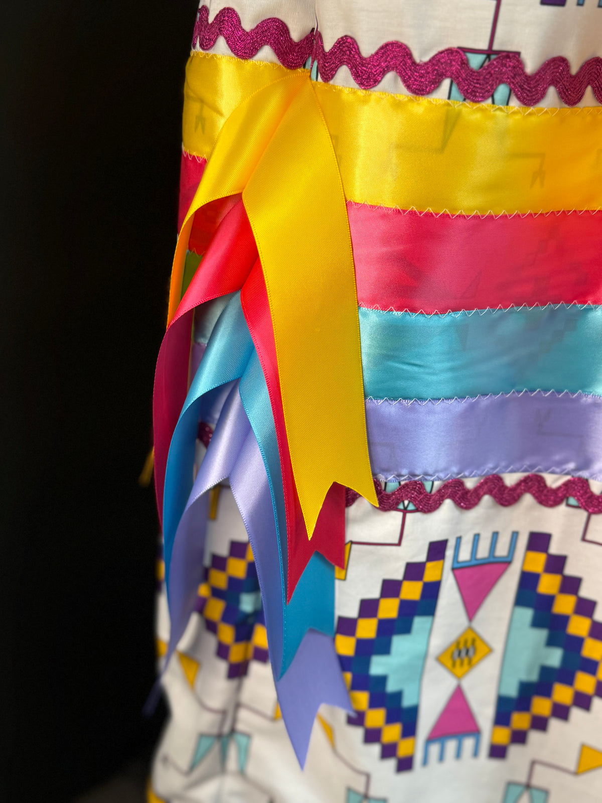 Navajo Thunderbird - Ribbon Skirts by Tina Houle